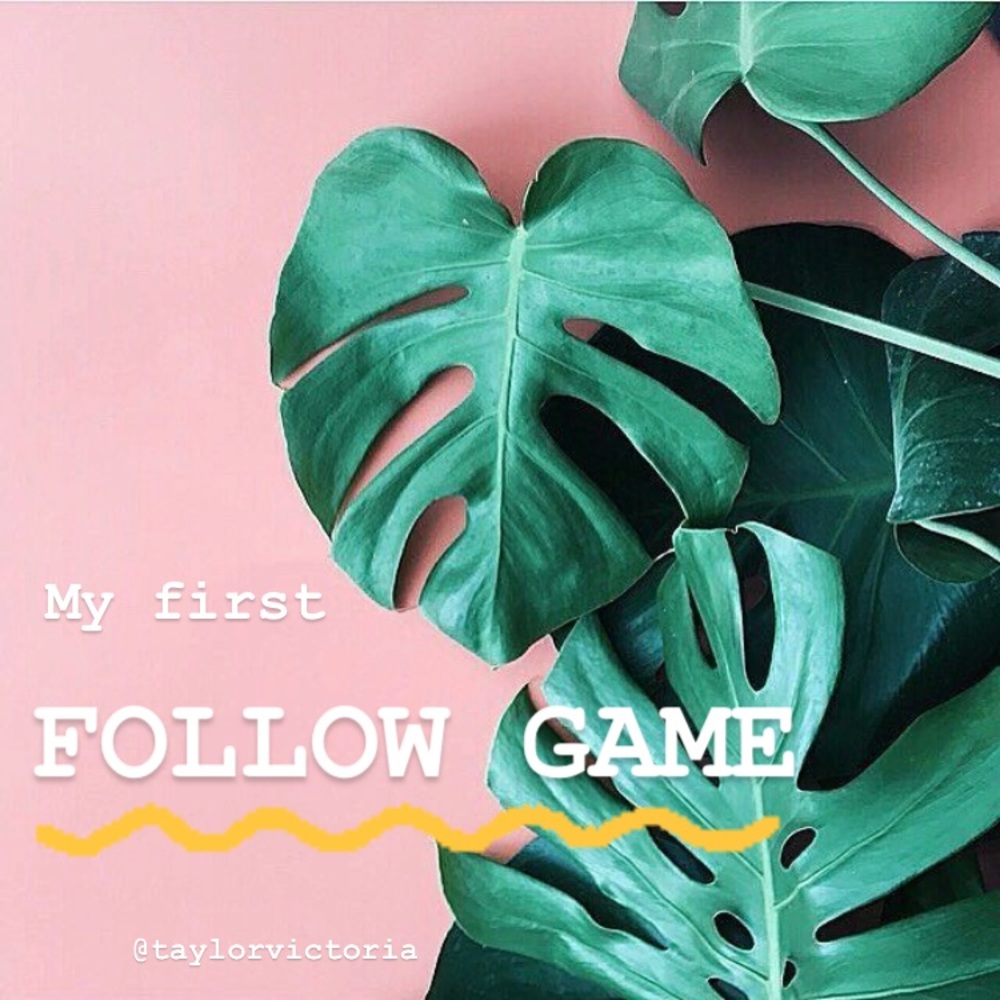 My first✨Follow Game✨Let’s help each other grow 🍃